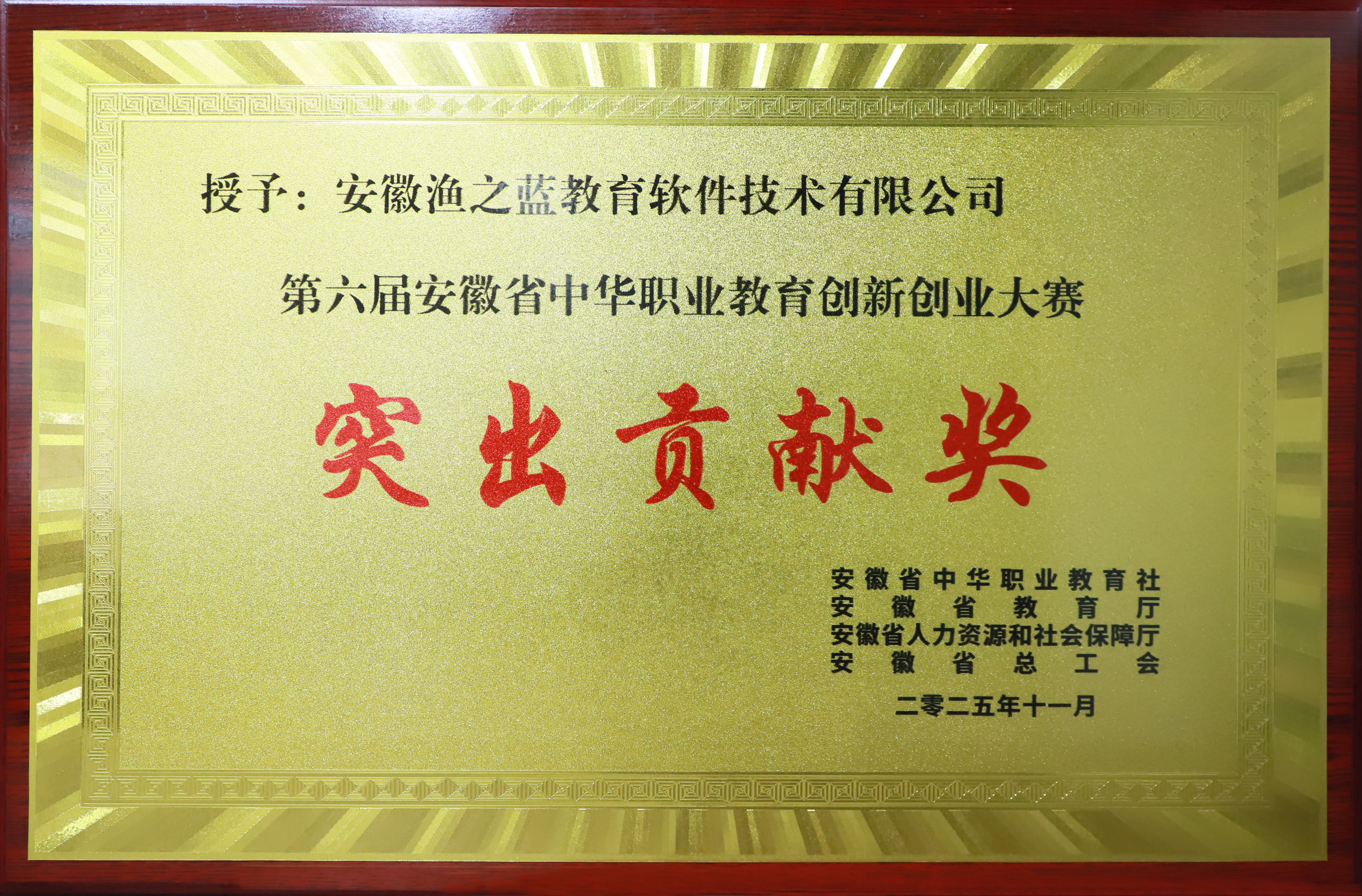 2025.11.16第六届安徽省中华职业教育创新创业大赛“突出贡献奖”.jpg